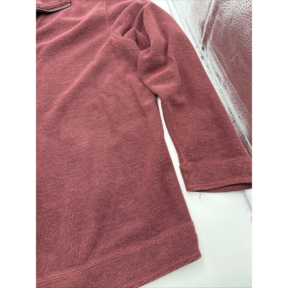 Indigo Palms Mens Sweater Half Zip Pull Over Brown Size Extra Large Long Sleeve - Picture 3 of 13